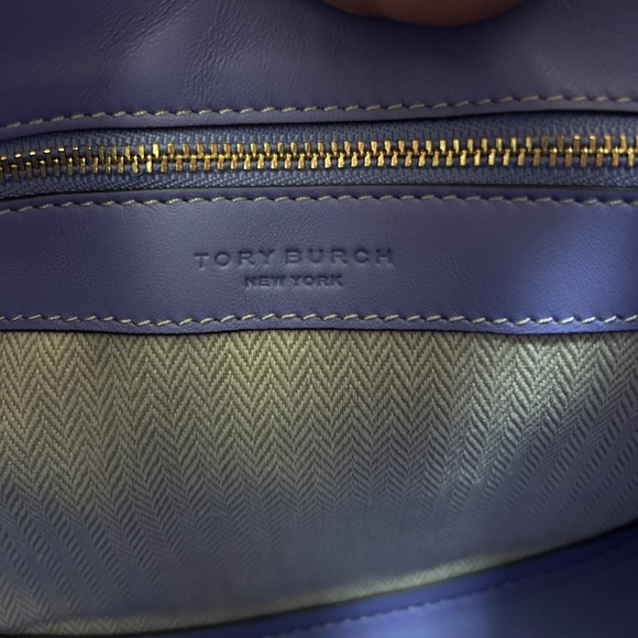 Tory Burch Lee Radziwill Suede Frame Small Saddlebag - Picture 5 of 5